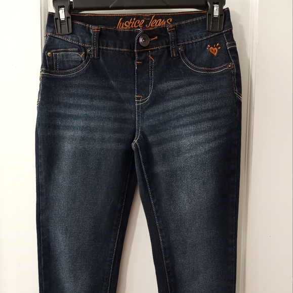Girl's Justice Simply Low Skinny Jeans Jeggings Size 12R - Picture 3 of 10